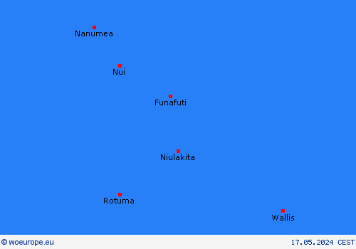  Tuvalu Oceania Forecast maps