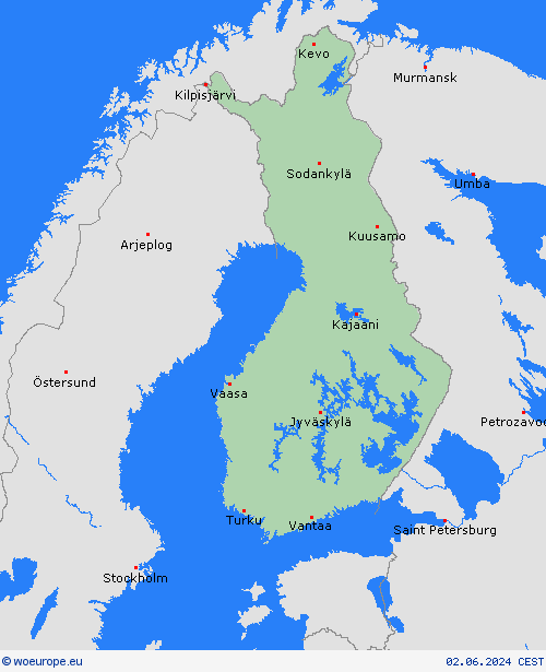  Finland Europe Forecast maps