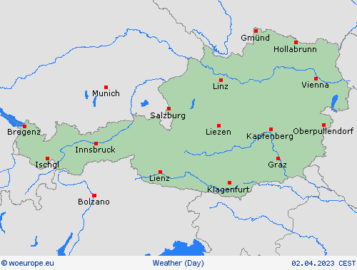 overview Austria Europe Forecast maps