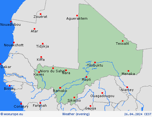 overview Mali Africa Forecast maps
