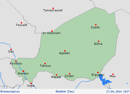 overview Niger Africa Forecast maps