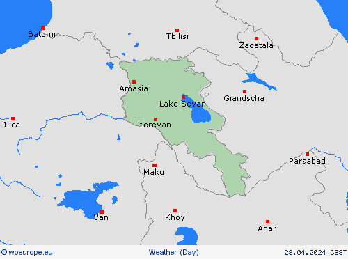 overview Armenia Europe Forecast maps