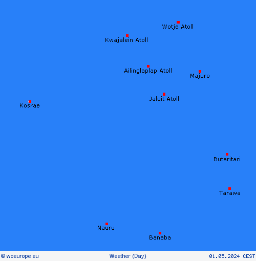 overview Marshall Islands Oceania Forecast maps