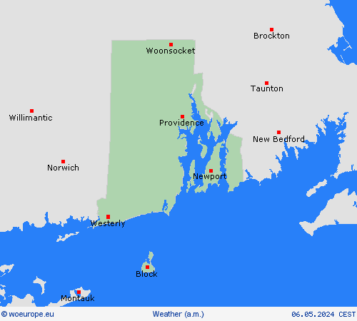 overview Rhode Island North America Forecast maps