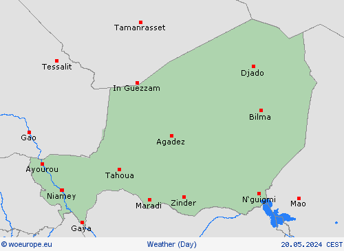 overview Niger Africa Forecast maps