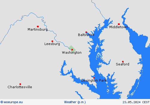 overview Washington, D.C. North America Forecast maps