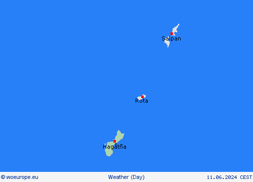 overview Guam Oceania Forecast maps