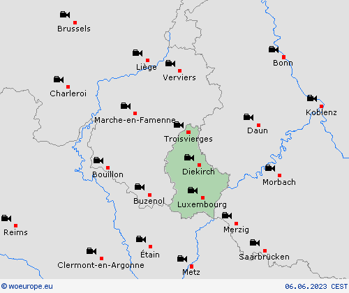 webcam Luxembourg Europe Forecast maps