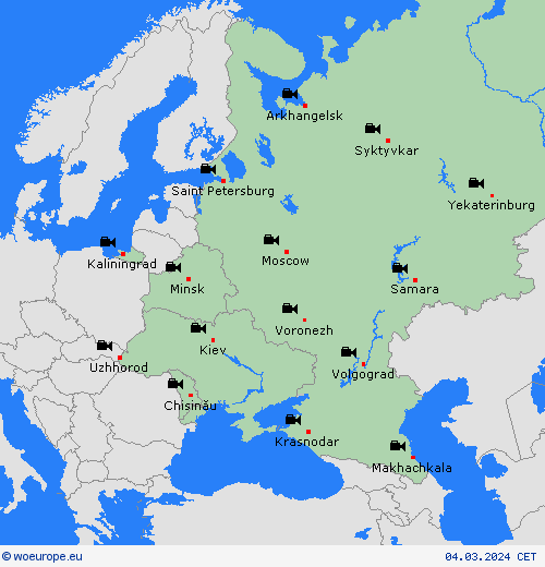 webcam  Europe Forecast maps