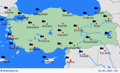 webcam Turkey Europe Forecast maps