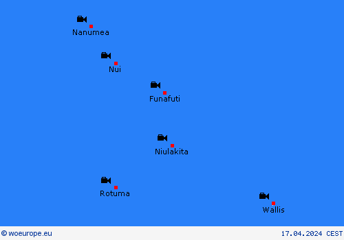 webcam Tuvalu Oceania Forecast maps