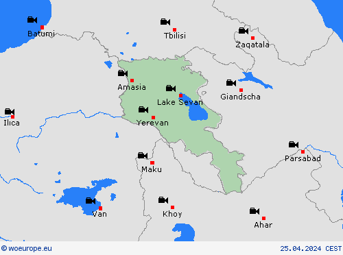 webcam Armenia Asia Forecast maps