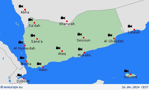 webcam Yemen Asia Forecast maps