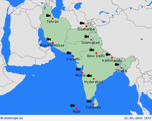 webcam  Asia Forecast maps