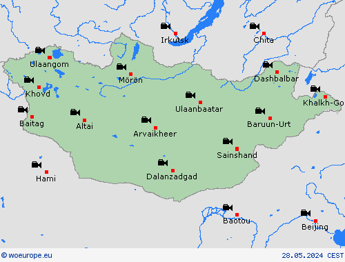 webcam Mongolia Asia Forecast maps
