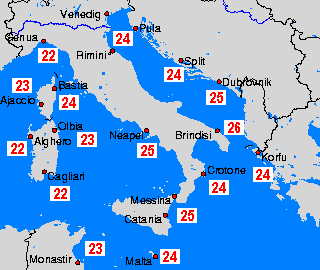 Middle Mediterranean: Th Apr 25